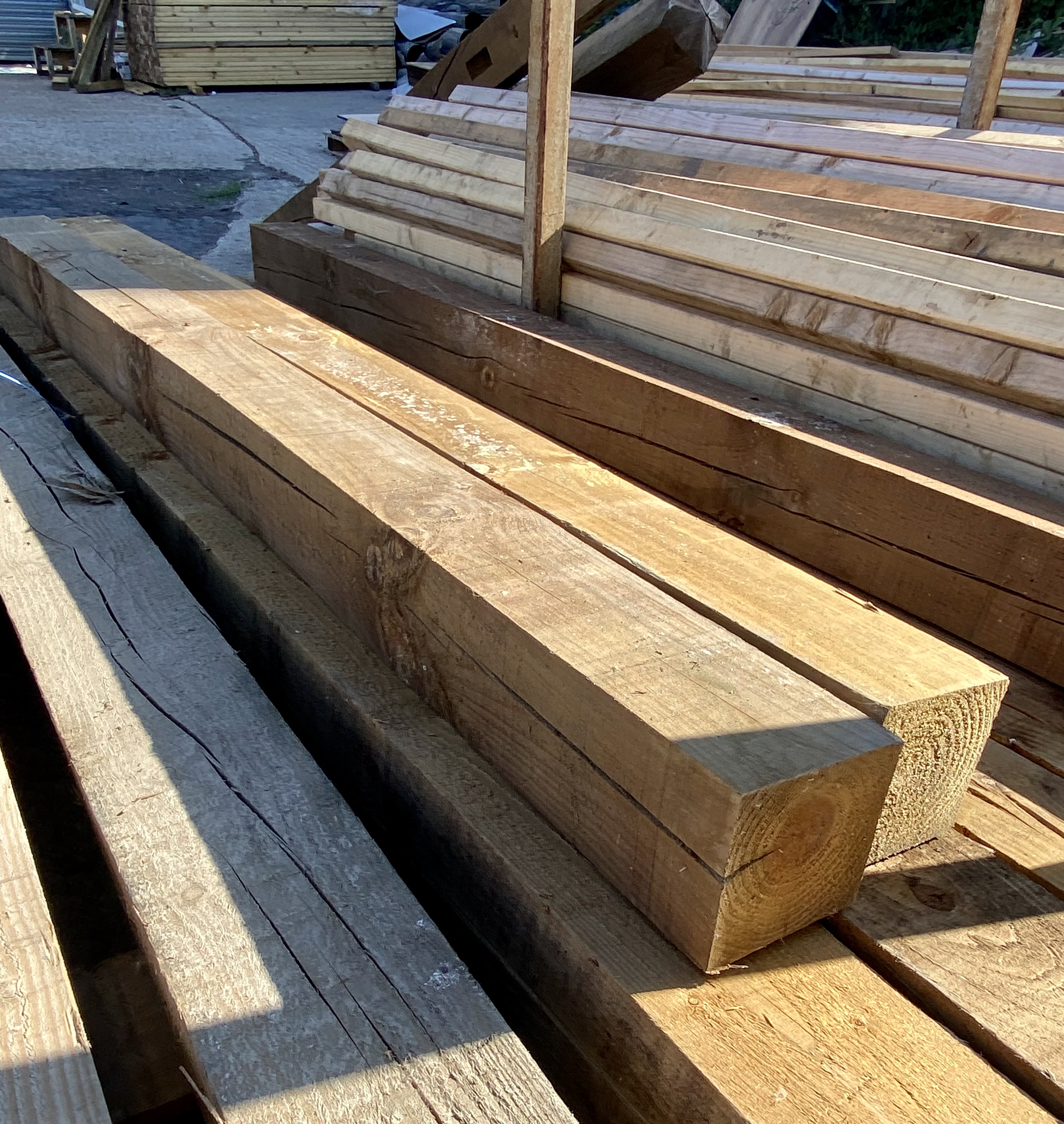 2x-2-1m-treated-timber-posts-120mm-x-120mm-5x5-grade-b-rejects-heavy-duty-fencing-landscaping-207-5