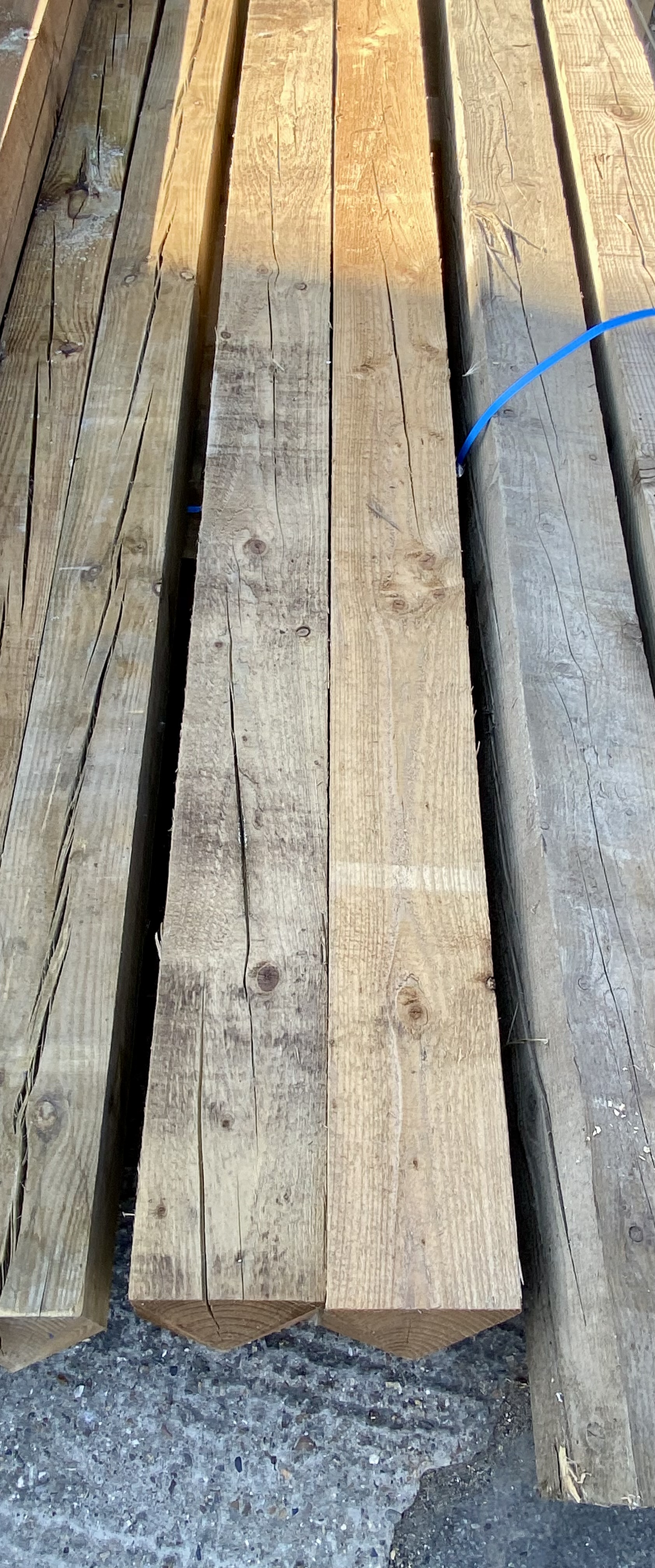 2x-3m-treated-timber-gate-posts-145mm-x-145mm-6x6-grade-b-rejects-extra-heavy-duty-205-6