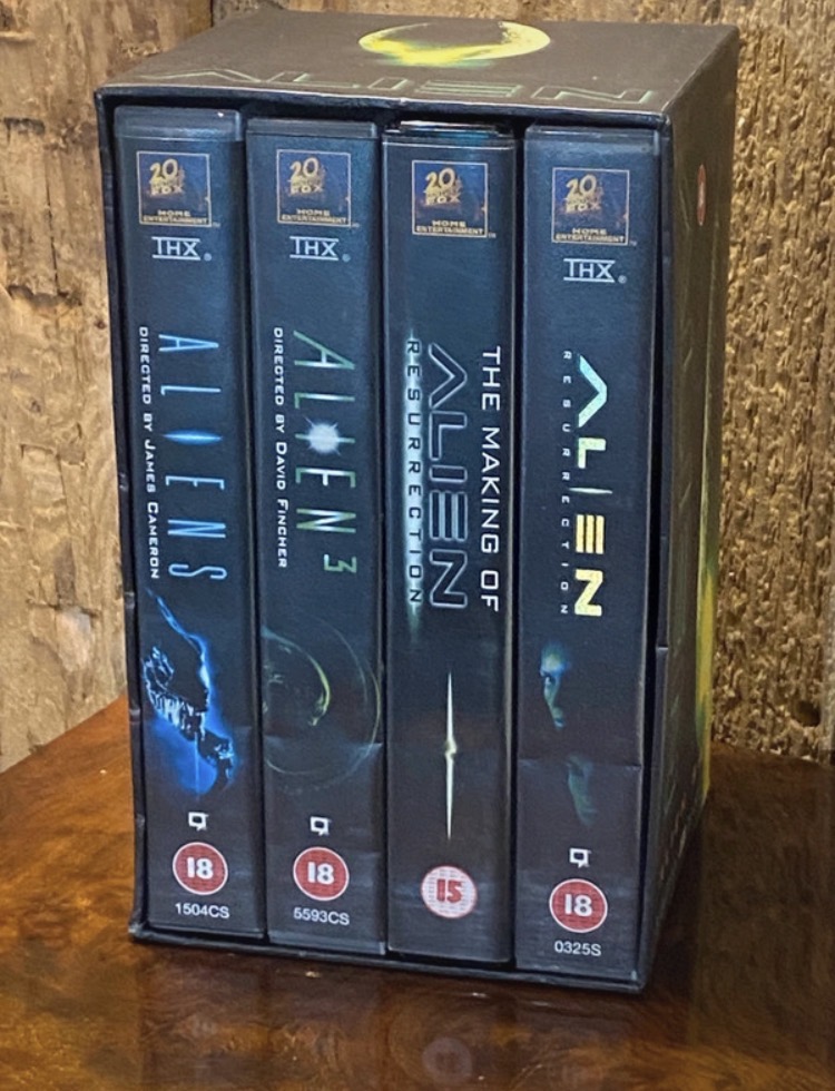 Lot 146: Alien Saga VHS Box Set (1997) - Remastered THX Edition