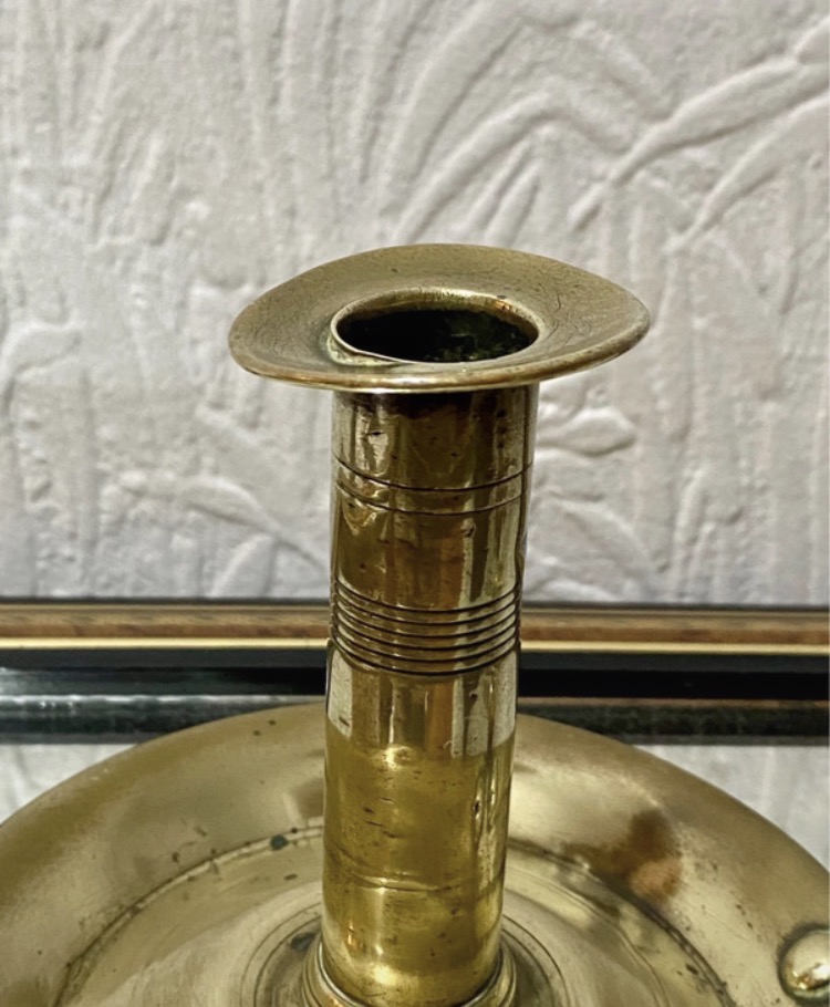antique-victorian-brass-chamberstick-with-matching-snuffer-wee-willie-winkie-080-2