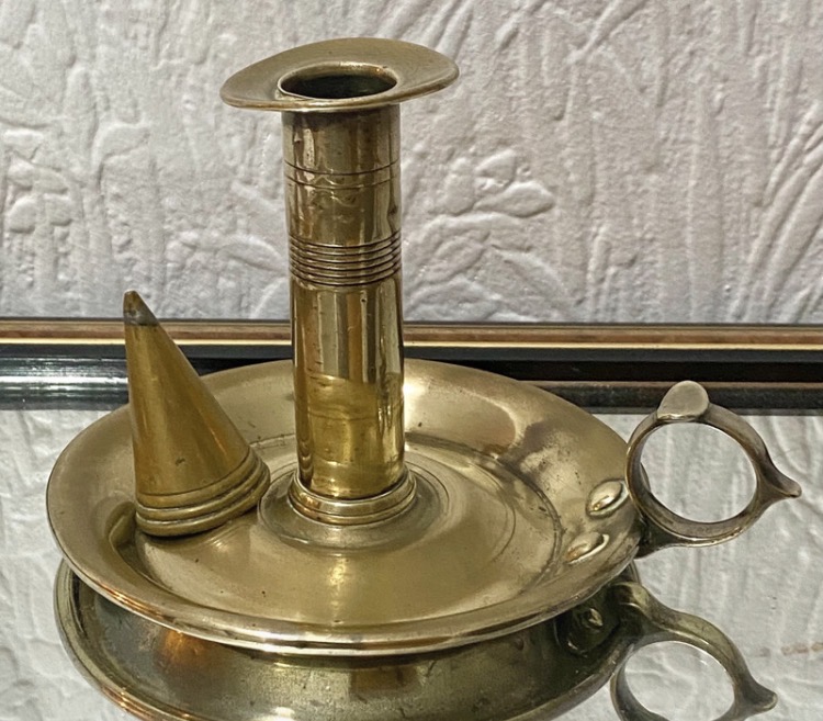 antique-victorian-brass-chamberstick-with-matching-snuffer-wee-willie-winkie-080-5