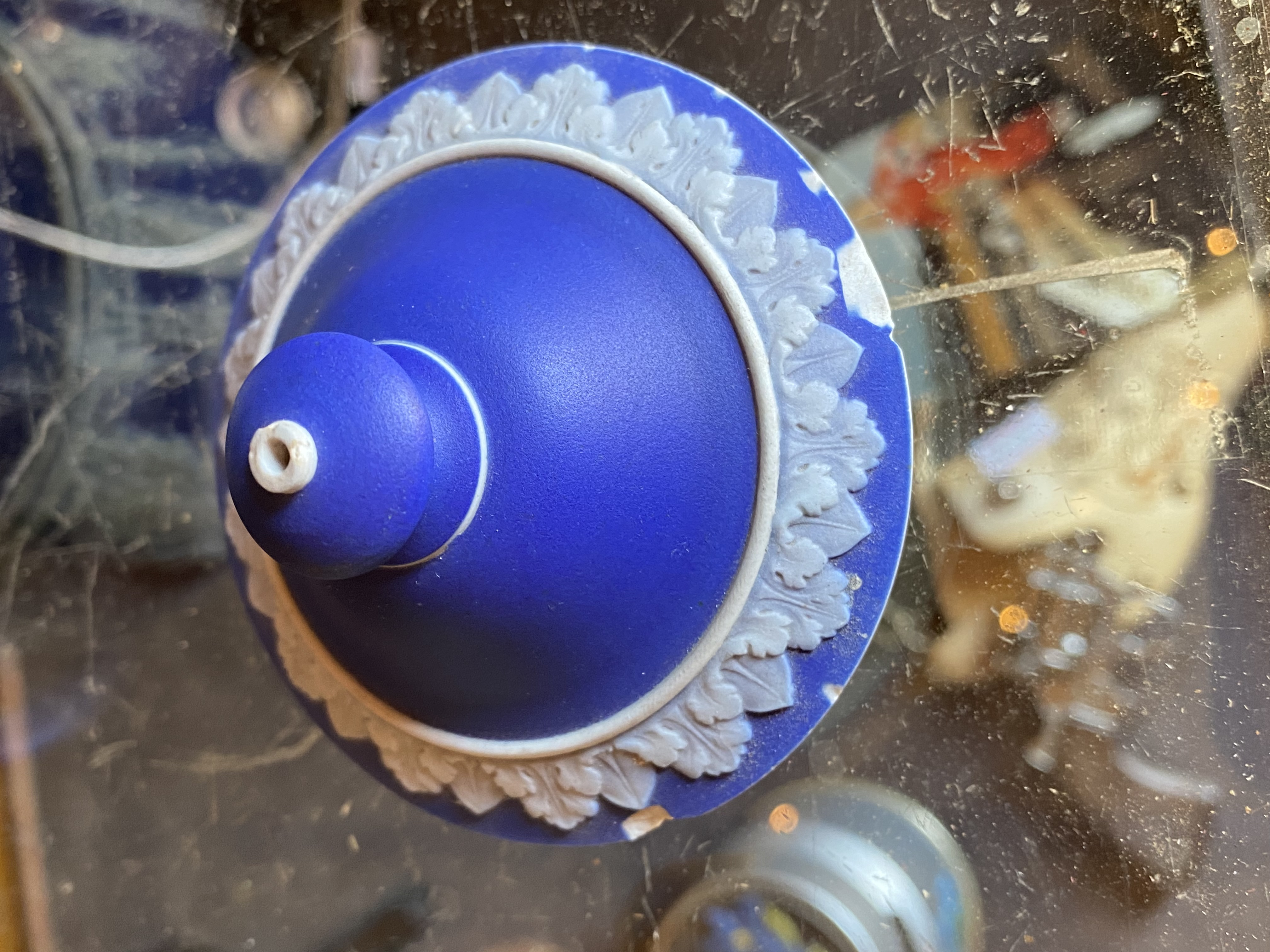 antique-wedgwood-dark-blue-cobalt-jasperware-teapot-c-1891-1908-a-f-damaged-spares-226-3