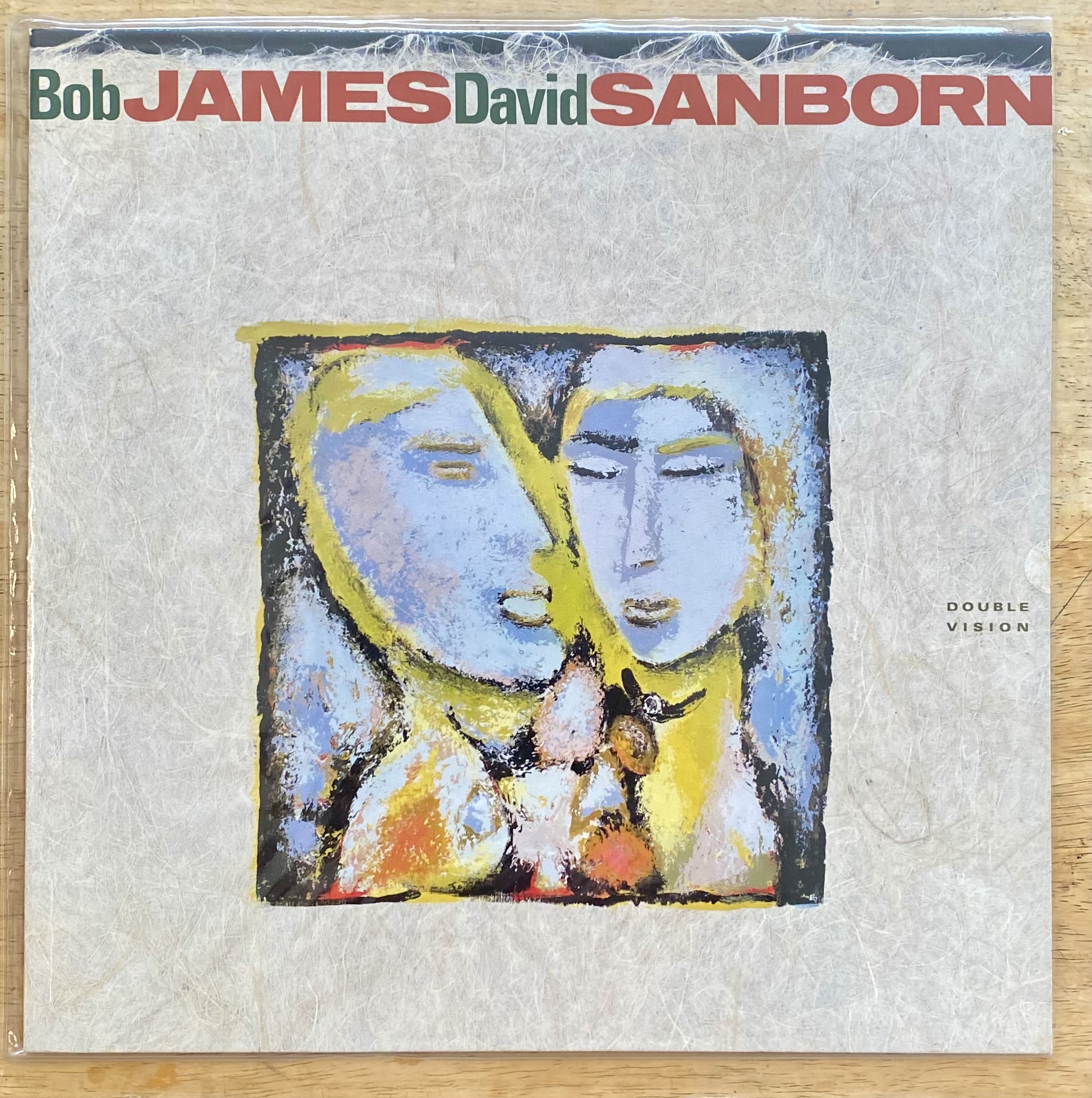 Lot 121: Bob James & David Sanborn – Double Vision (1986 LP Vinyl Record) Warner Bros. 925 393-1