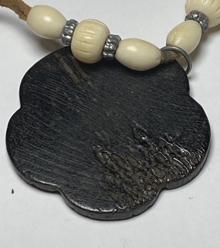 boho-wooden-circle-pendant-necklace-chunky-statement-jewelry-40cm-extender-165-5