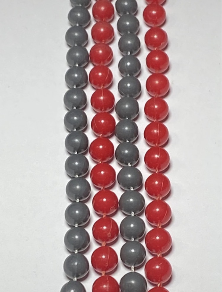 bundle-of-2-vintage-acrylic-bead-necklaces-red-grey-retro-strands-064-2