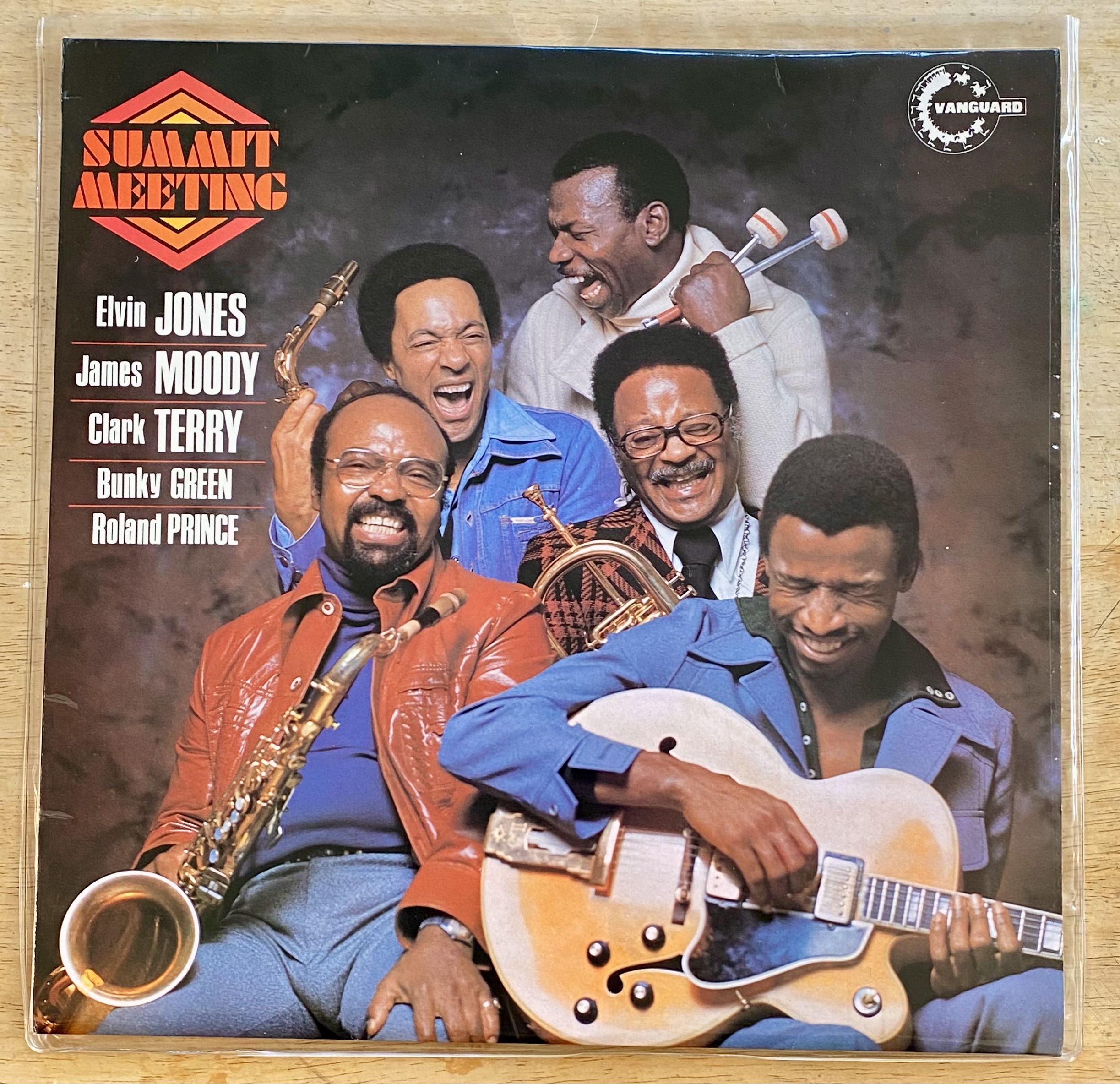 Lot 139: Elvin Jones, James Moody, Clark Terry – Summit Meeting (1977 UK Vinyl LP, Vanguard/Pye VSD 79390) Jazz