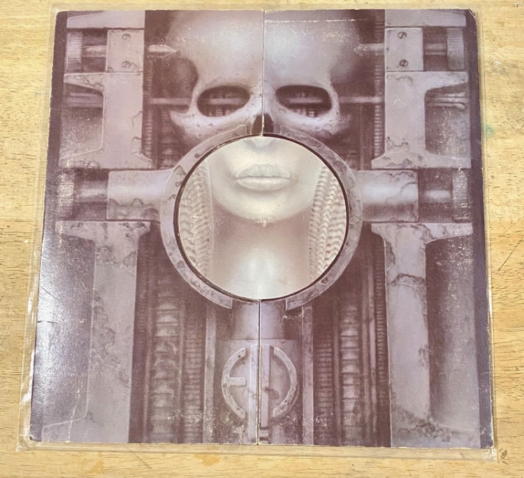 Lot 112: Emerson, Lake & Palmer - Brain Salad Surgery Vinyl (1973) + Poster Prog Rock Record Music