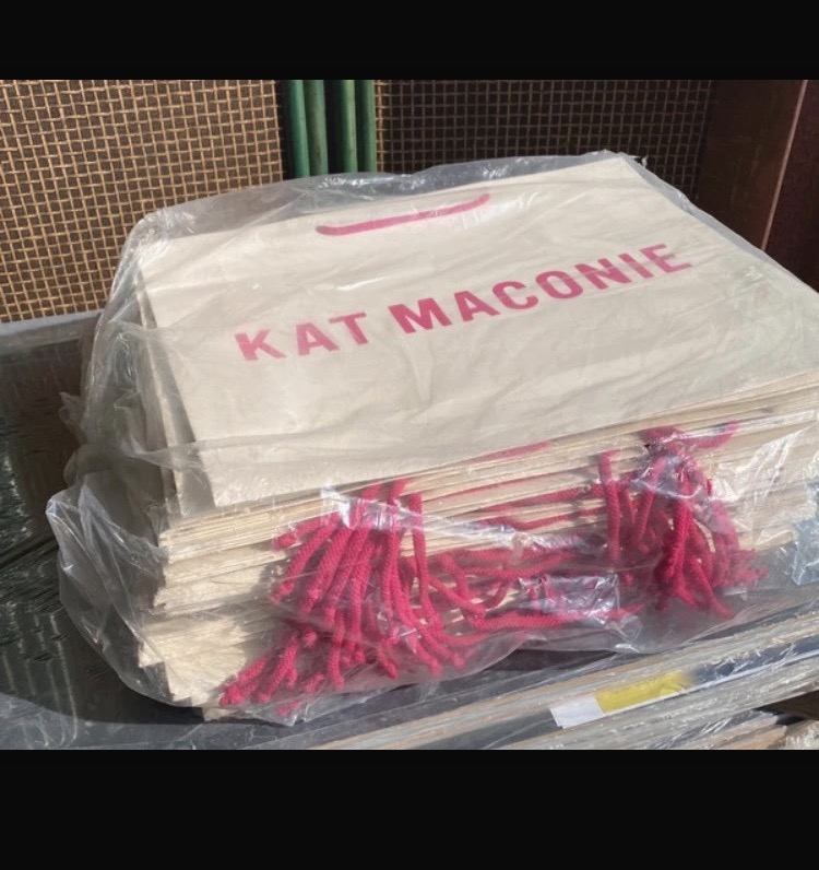 Lot 302: Full Pack of 50 x Authentic Kat Maconie Designer Paper Bags