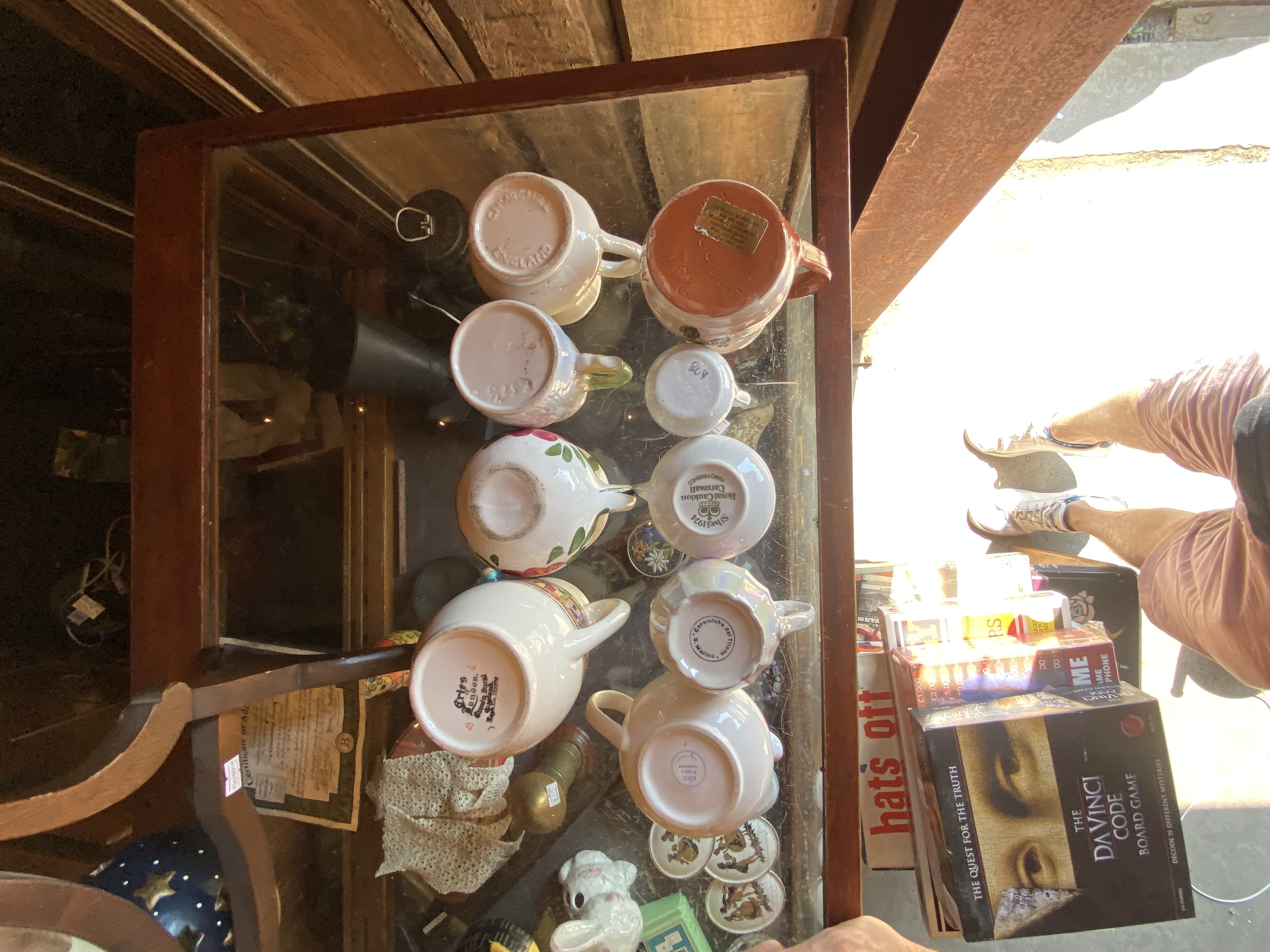job-lot-of-9-vintage-ceramic-cream-jugs-souvenir-pitchers-welsh-tourist-ware-lustreware-commemorative-pottery-229-7
