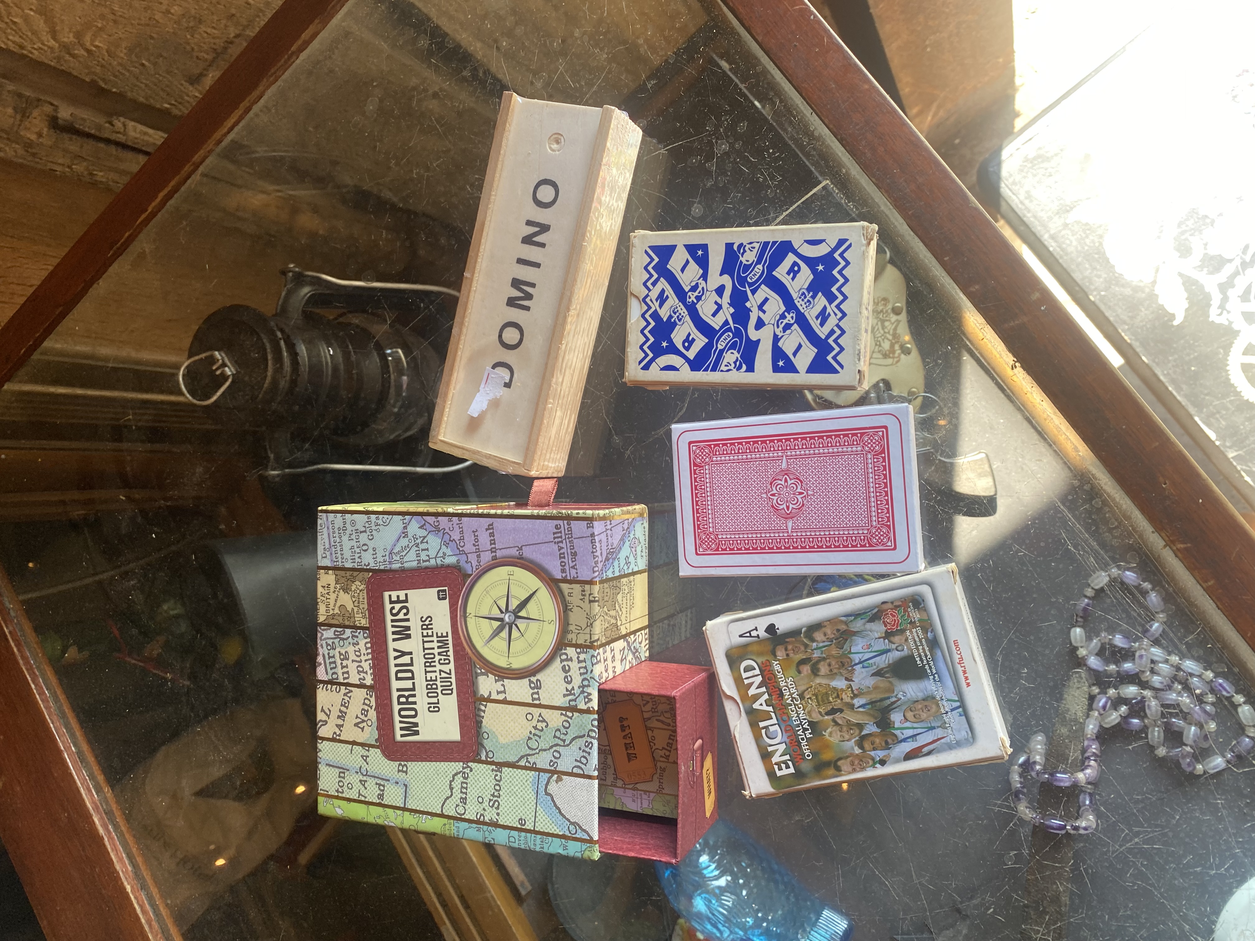 Lot 240: Job Lot Vintage & Collectable Games – Sealed Dominoes, RFU Cards, RNLI & Worldly Wise