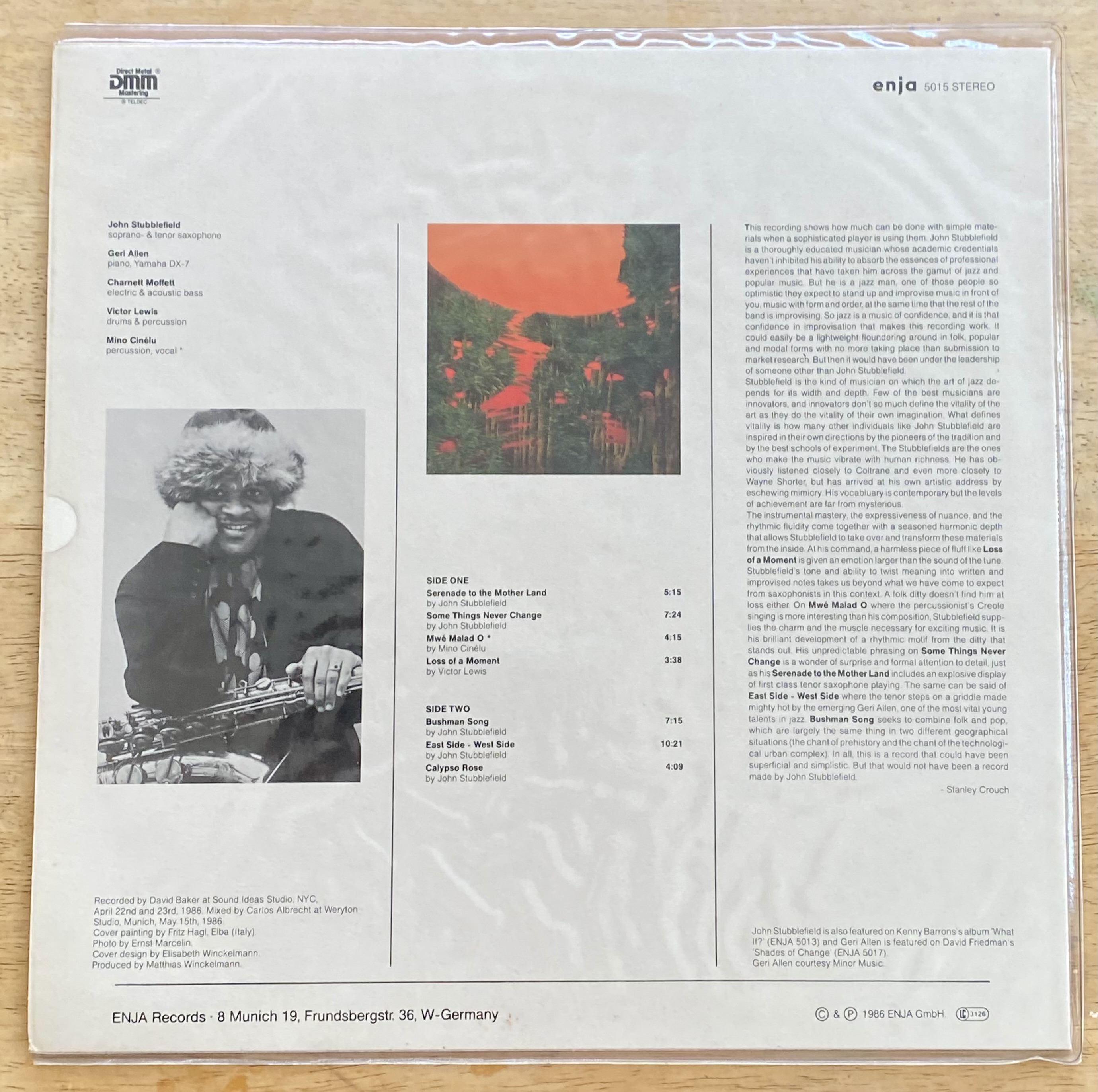 john-stubblefield-bushman-song-1986-vinyl-lp-german-dmm-pressing-enja-5015-122-2