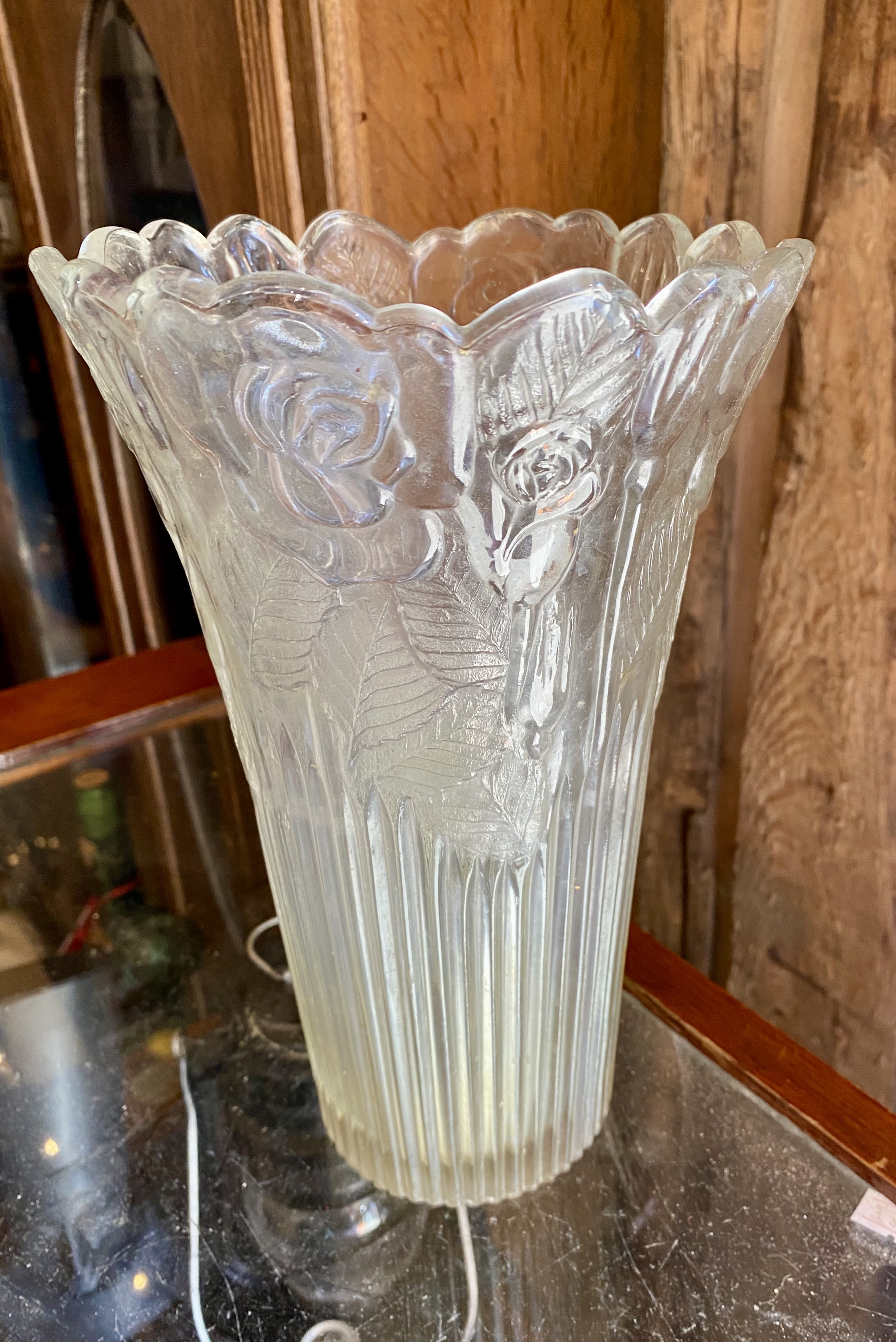 large-vintage-1930s-art-deco-frosted-rose-glass-trumpet-vase-25cm-212-4