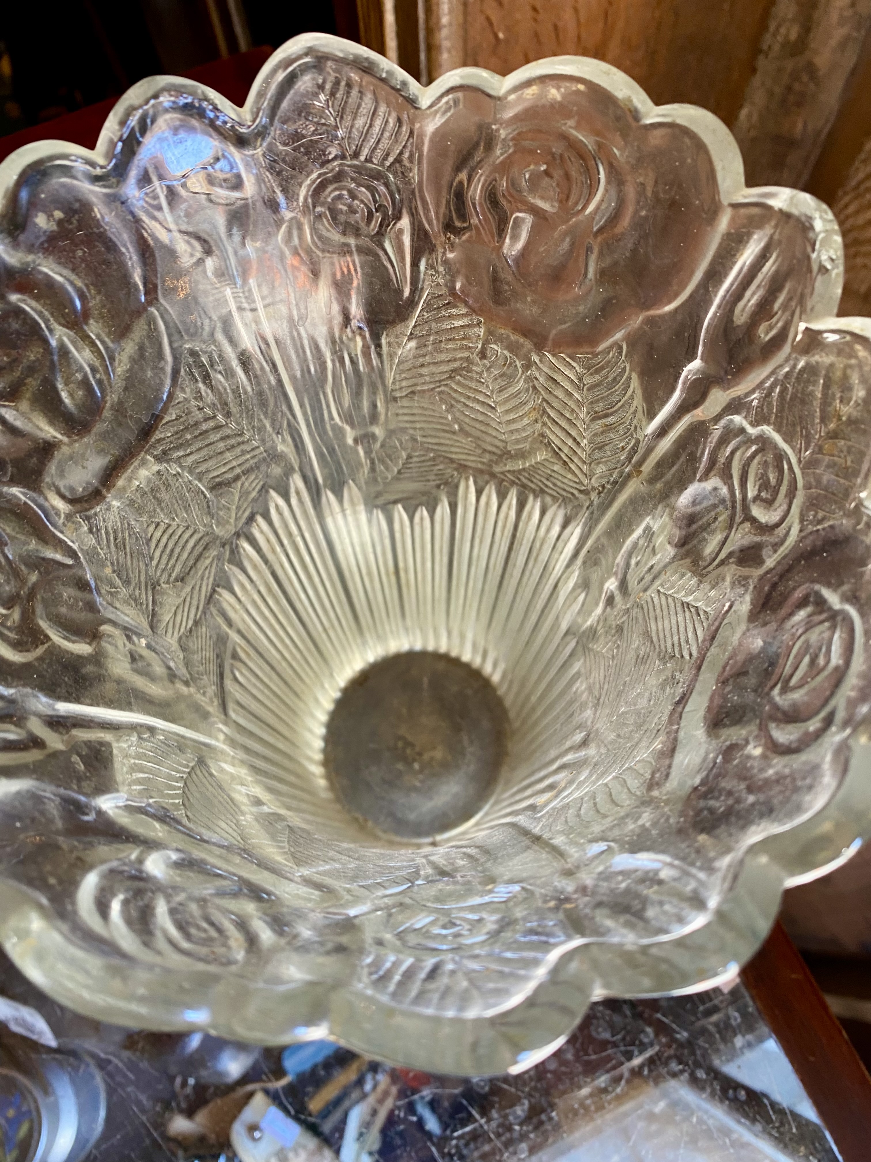 large-vintage-1930s-art-deco-frosted-rose-glass-trumpet-vase-25cm-212-5