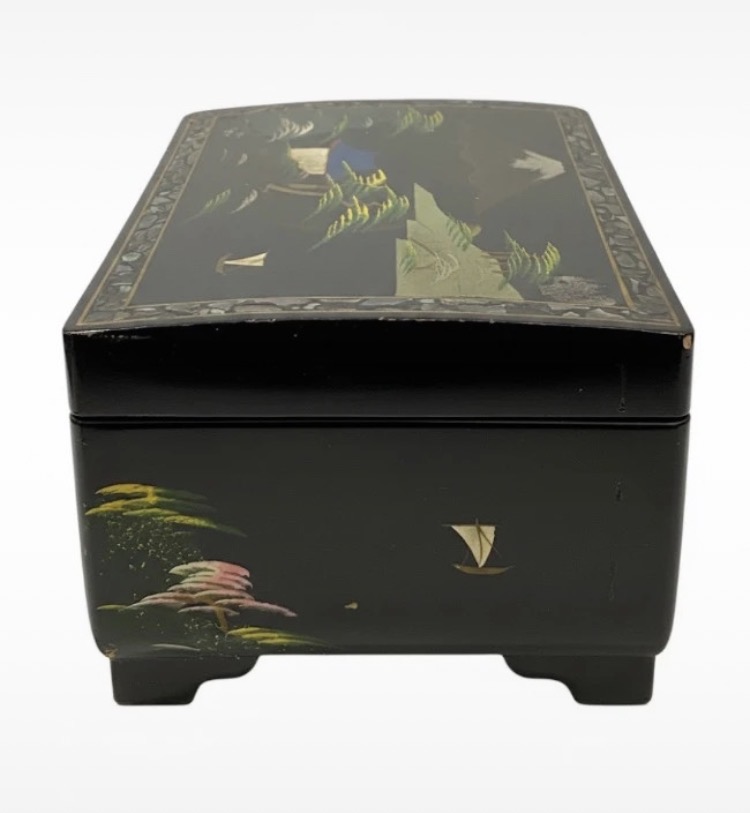 mid-century-japanese-black-lacquer-music-box-mt-fuji-mother-of-pearl-inlay-working-order-300-6