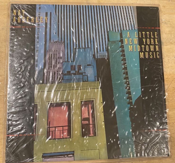 Lot 103: Nat Adderley A Little New York Midtown Music 1979 US Vinyl Near Mint - Signed David Turner