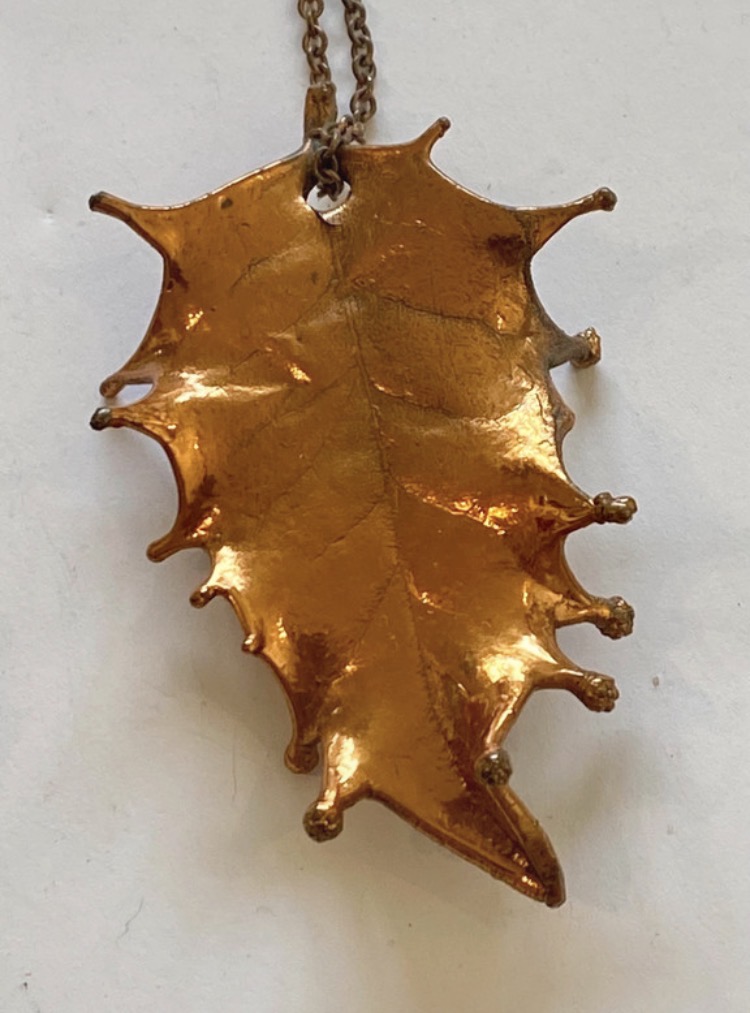 pair-of-large-vintage-electroformed-real-leaf-pendants-chains-boho-botanical-necklace-160-2