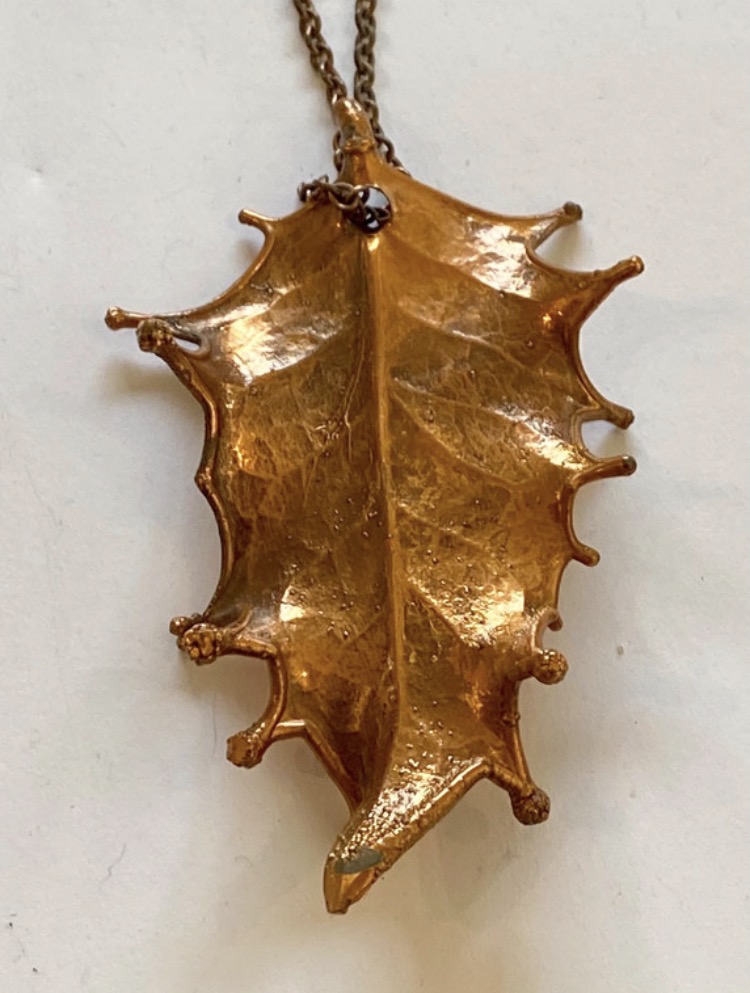 pair-of-large-vintage-electroformed-real-leaf-pendants-chains-boho-botanical-necklace-160-4