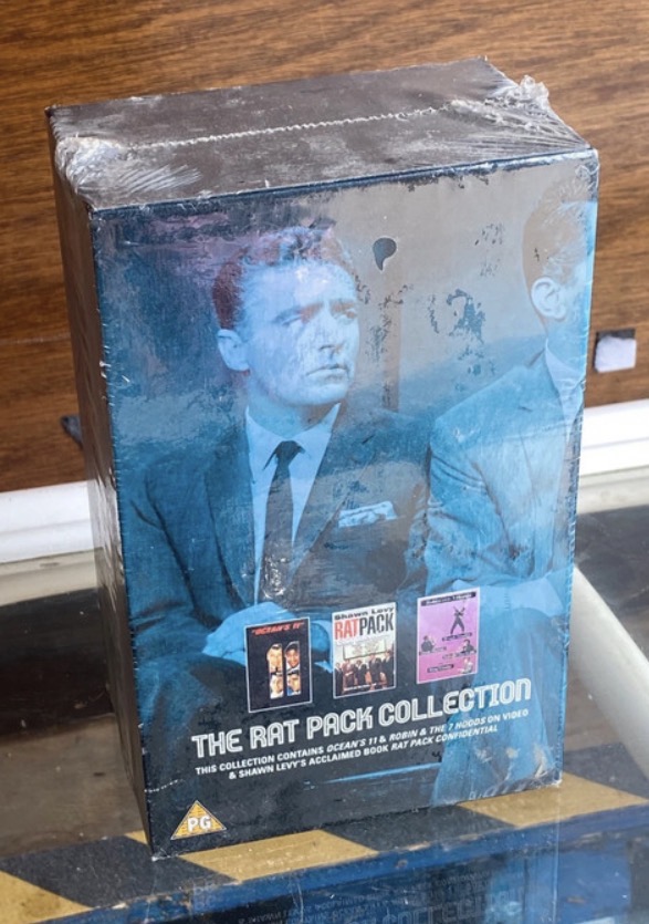 Lot 297: Rare Sealed The Rat Pack Collection VHS Box Set & Book Ocean's 11 Frank Sinatra