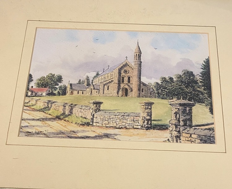 st-malachy-s-church-hillsborough-framed-art-print-by-john-s-haggan-193-2