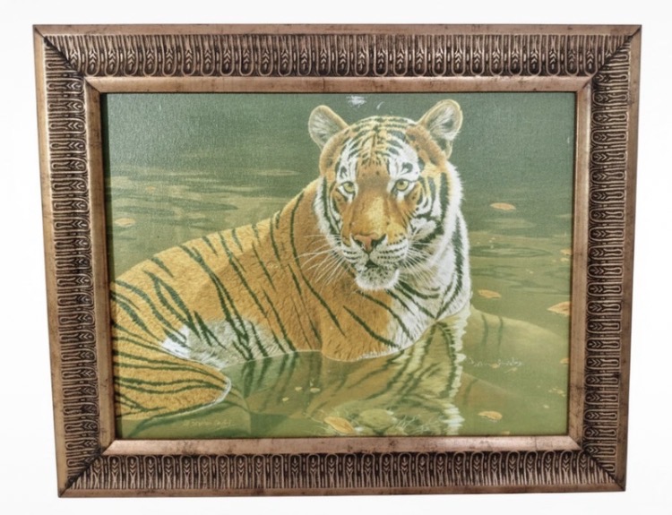 Lot 100: Stephen Gayford – Tiger Shallow Waters 2004 | Signed Limited Edition Print