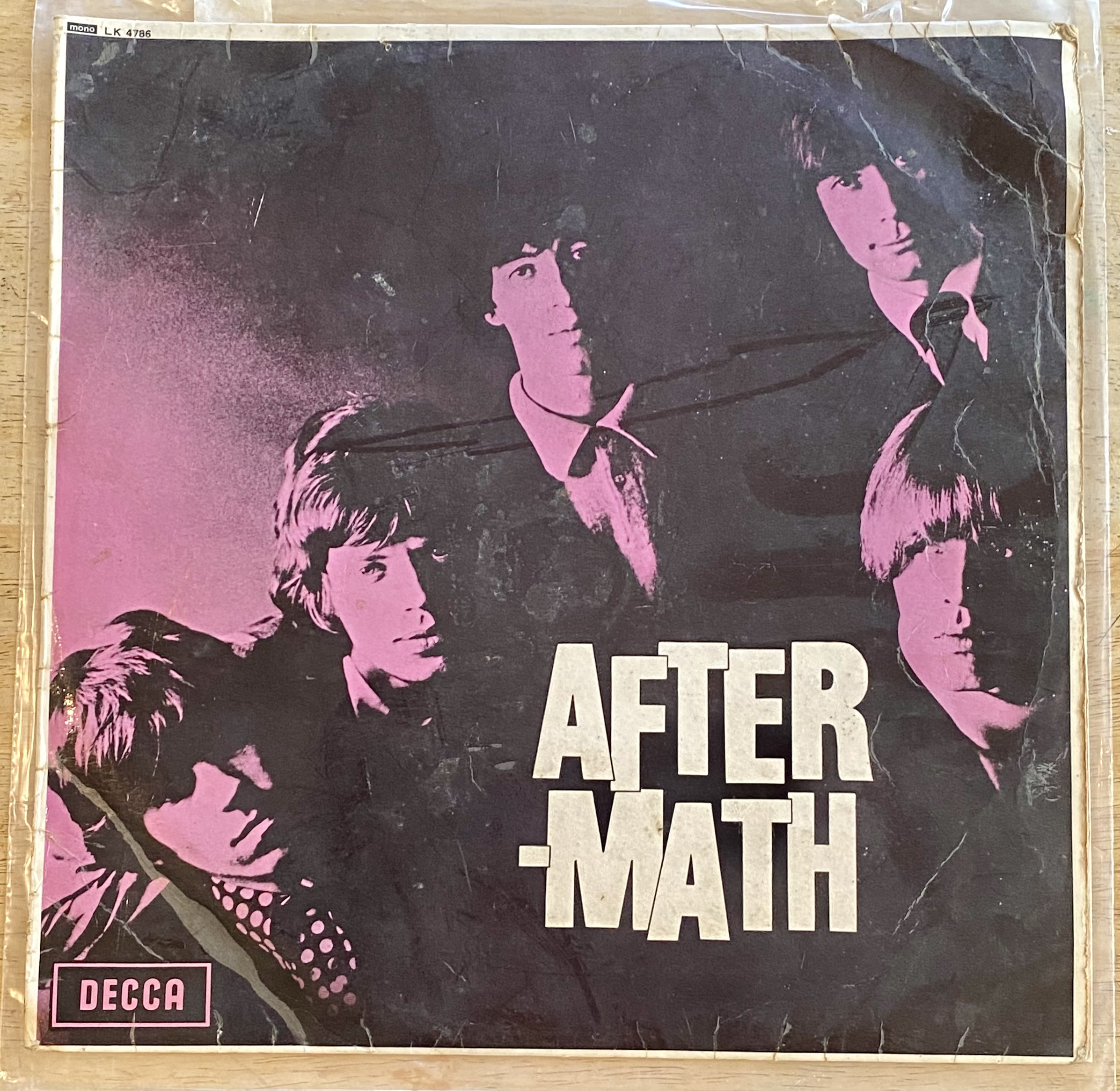 Lot 144: The Rolling Stones – Aftermath (1966) Original UK Mono 1st Pressing LP – Decca LK 4786 Red Unboxed Label
