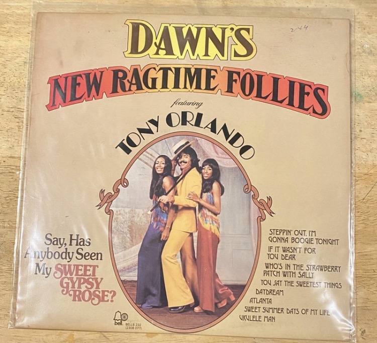 Lot 113: Tony Orlando & Dawn – New Ragtime Follies (1973) UK Vinyl LP – Bell Records SALE