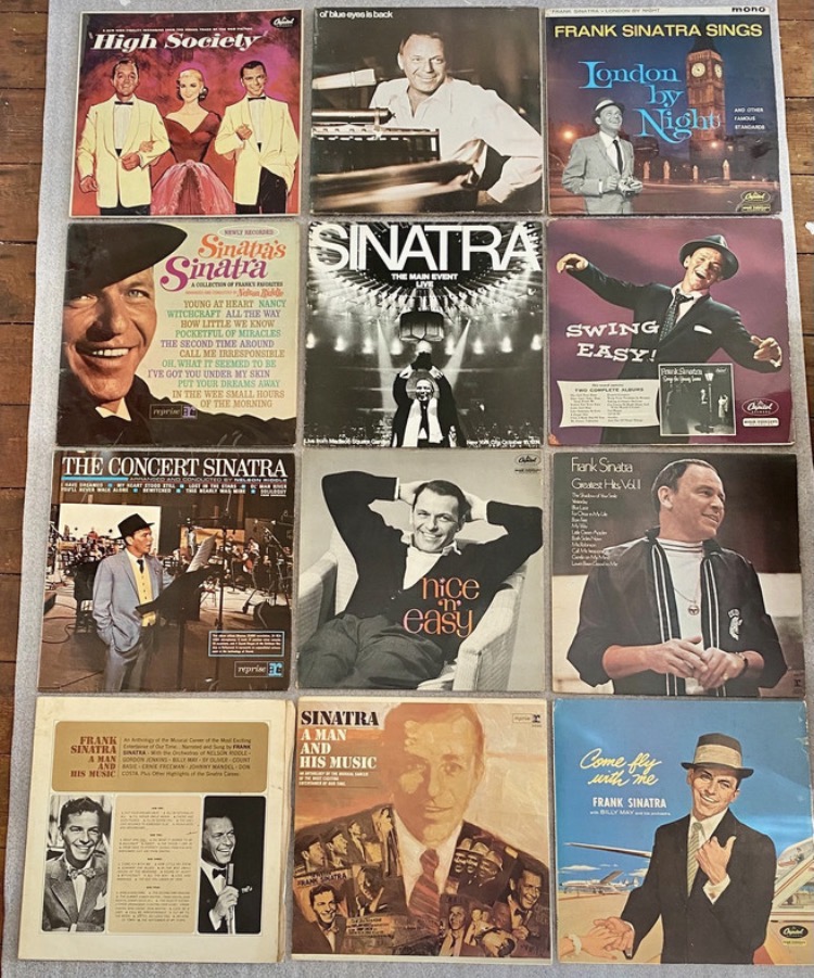 Lot 101: Ultimate Frank Sinatra & Rat Pack Collection - 30 Items (Vinyl, CDs, Book)