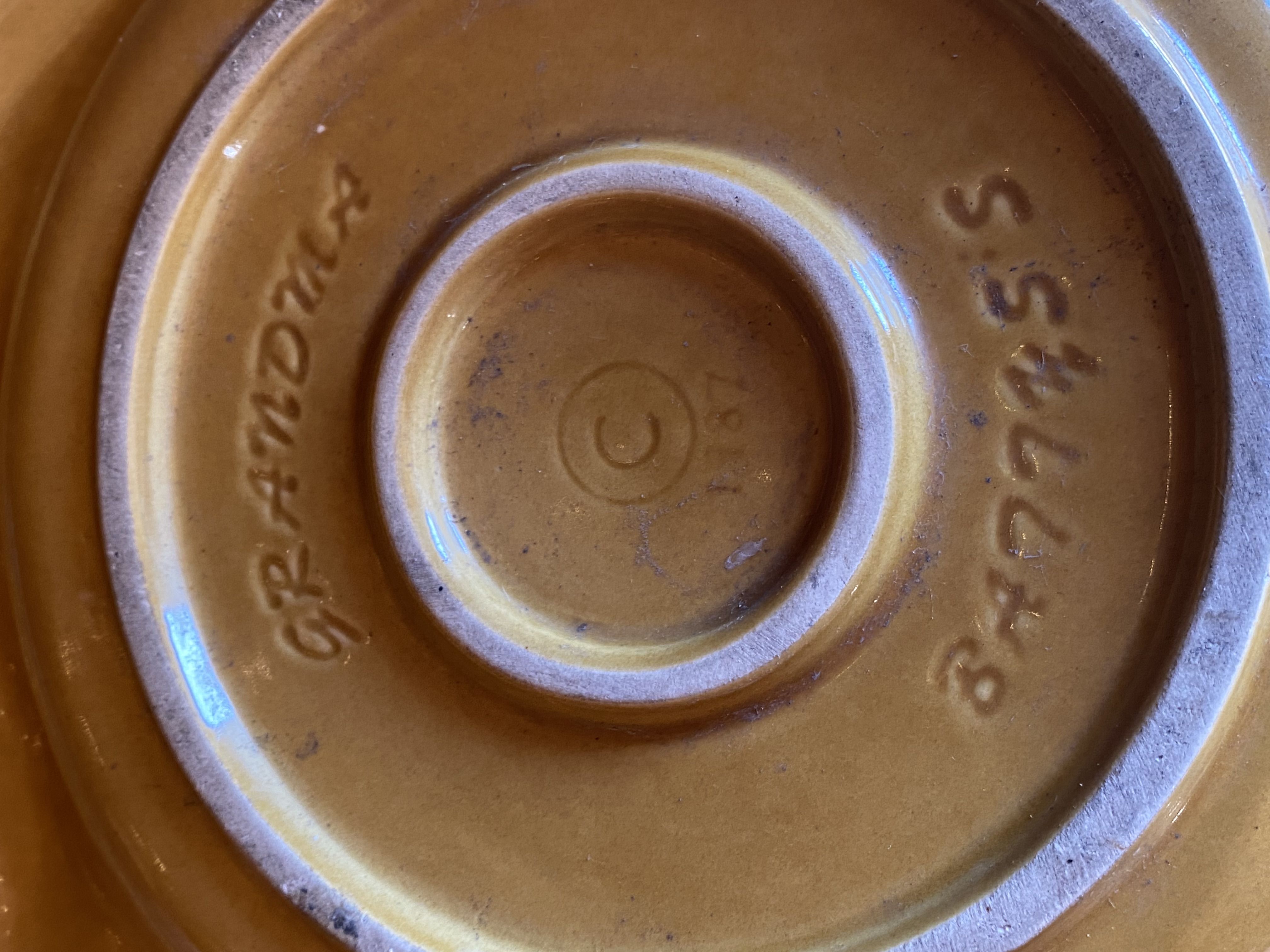 vintage-1970s-amber-glaze-ceramic-pie-dish-lattice-rim-waffle-design-28cm-218-4