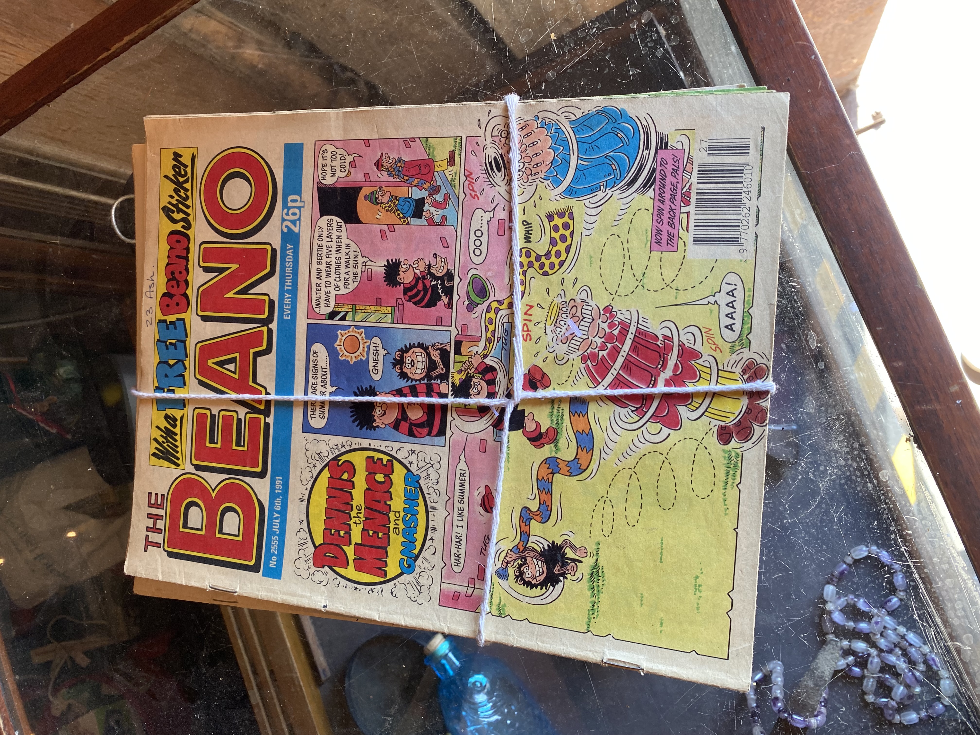 Lot 231: Vintage Beano Comic Collection (14 Issues) – 1991, 1996/97 & 2000 Job Lot
