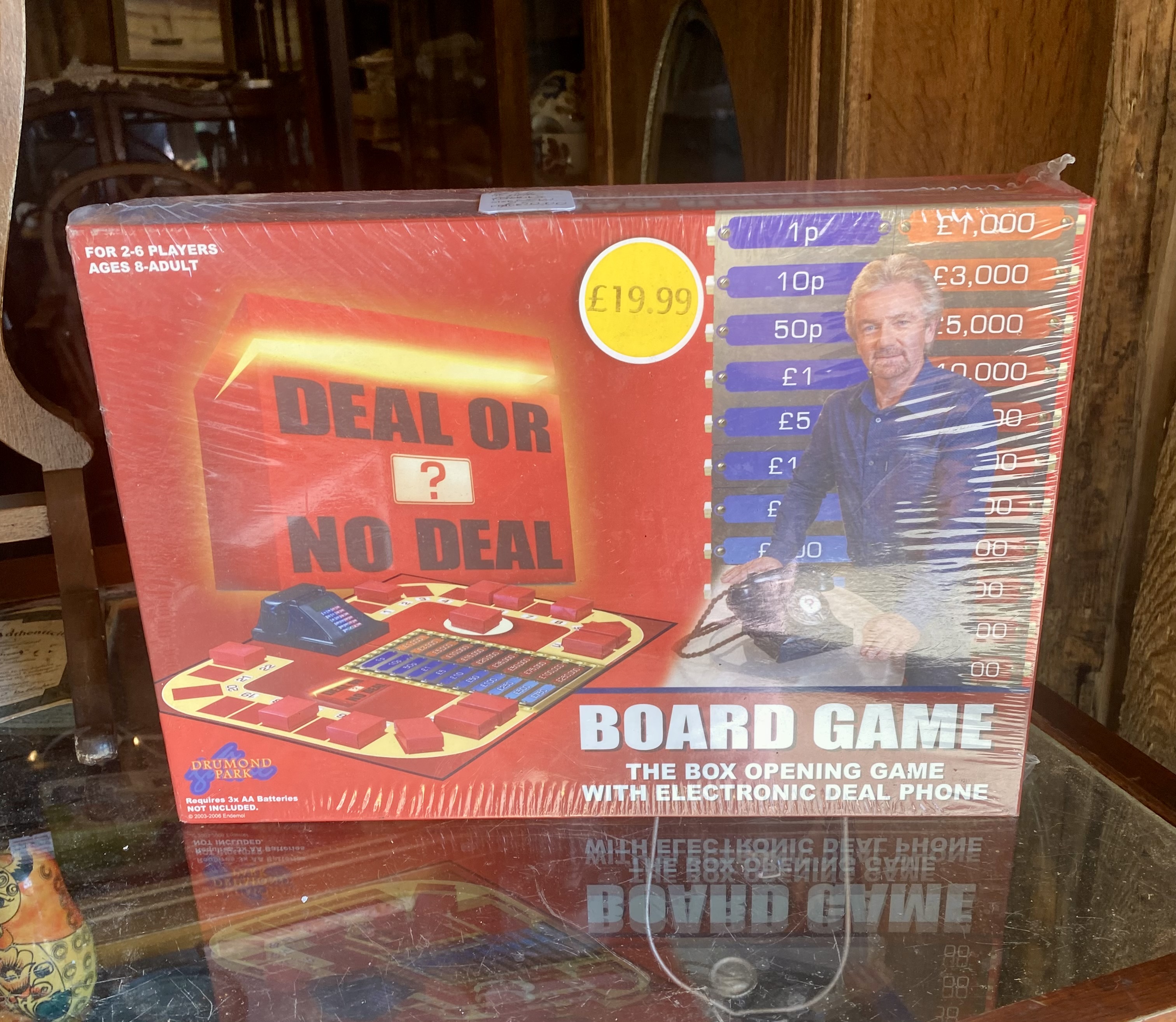 Lot 234: Vintage Deal Or No Deal Board Game - Drumond Park (Factory Sealed)