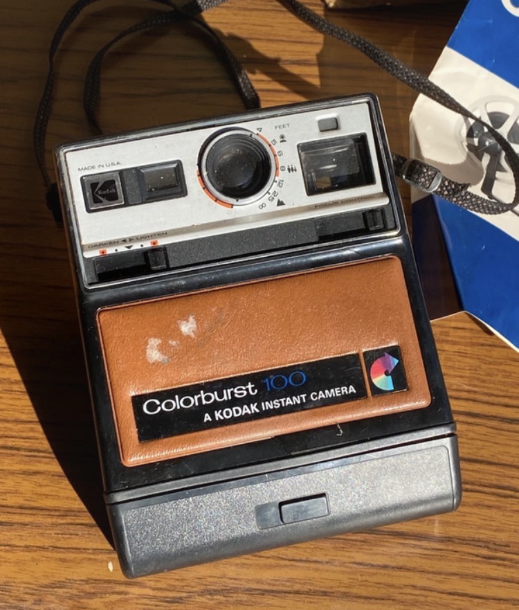 Lot 032: Vintage Kodak Colorburst 100 Instant Camera (1970s Retro Prop)