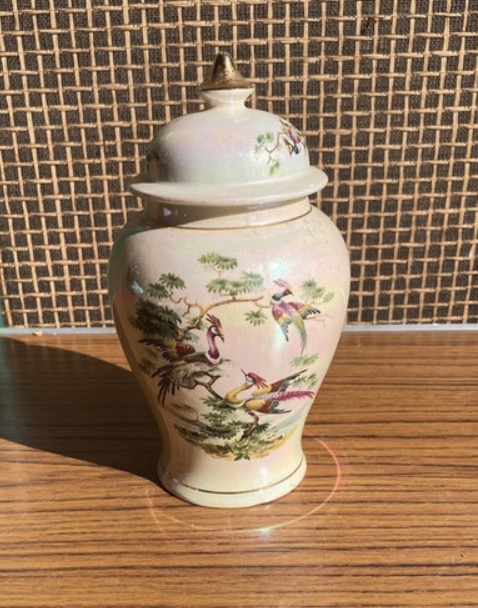 vintage-sadler-ginger-jar-bird-of-paradise-exotic-bird-076-2
