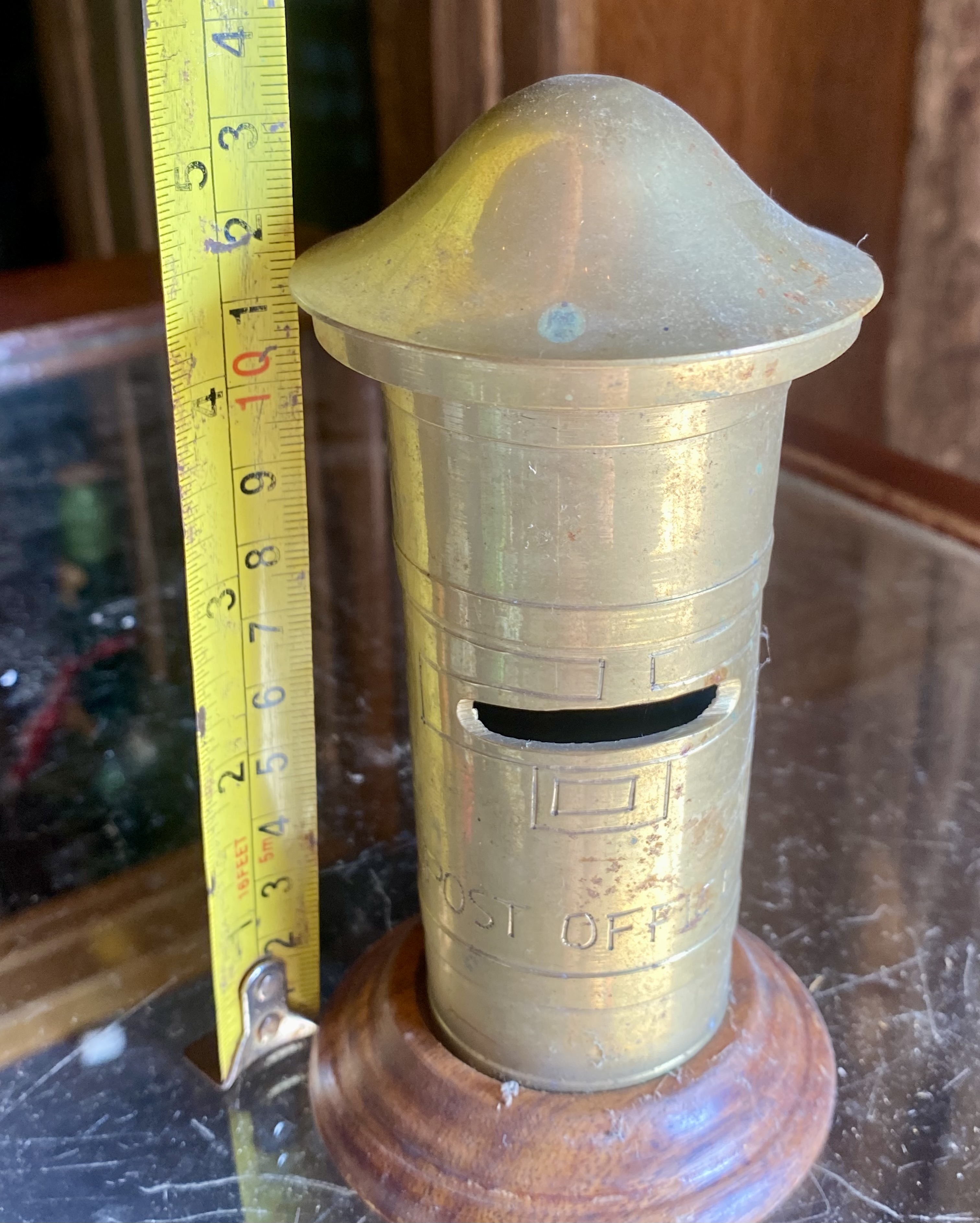 vintage-solid-brass-post-office-pillar-box-money-box-on-turned-wooden-base-254-4