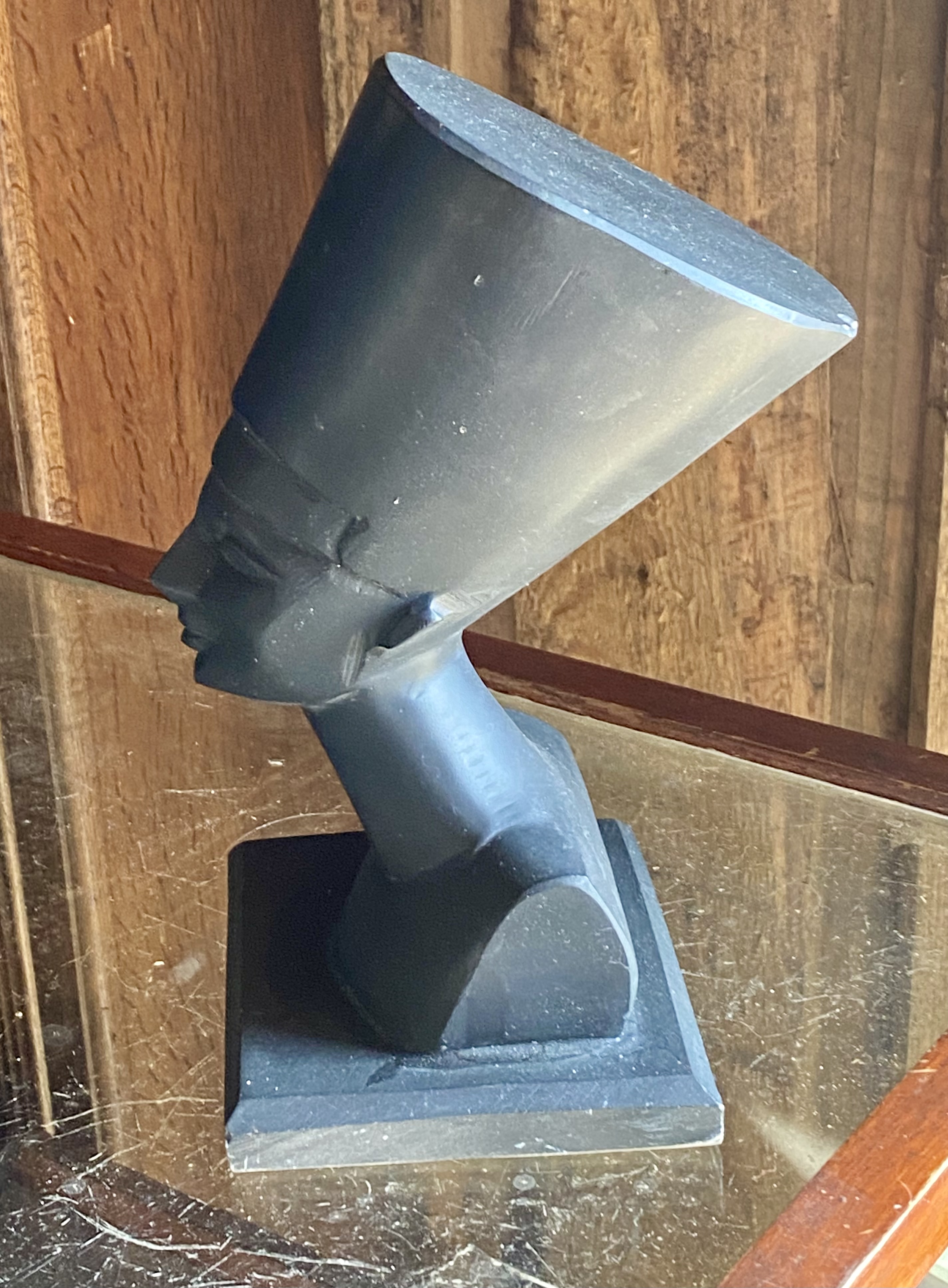 vintage-solid-carved-dark-stone-queen-nefertiti-bust-sculpture-heavy-egyptian-replica-260-5