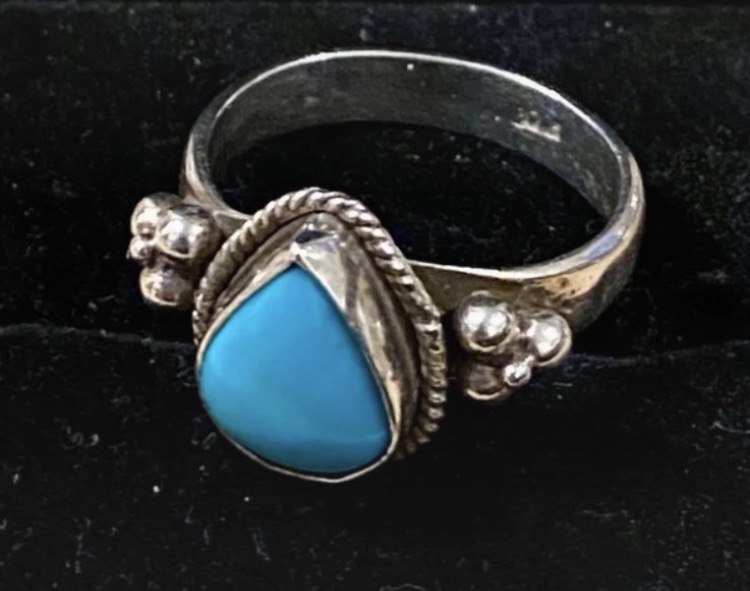 vintage-sterling-silver-turquoise-teardrop-ring-size-p-079-3