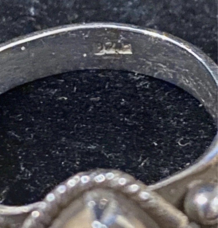 vintage-sterling-silver-turquoise-teardrop-ring-size-p-079-4