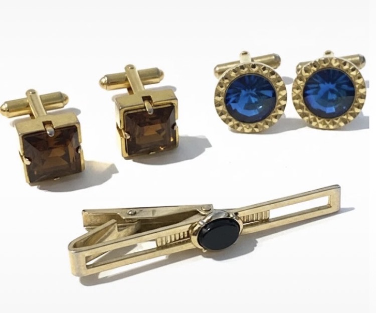 vintage-stratton-men-s-accessories-job-lot-3-pairs-cufflinks-2-tie-bars-1960s-70s-299-3